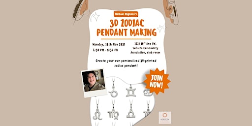 Immagine principale di 3D Zodiac Pendant Making Workshop