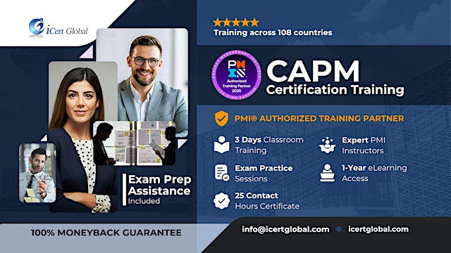 Image principale de CAPM Certification Weekend Classroom Training in Guymon, OK