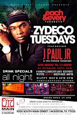 ★ #ZydecoTuesdays w/ J. Paul Jr. & Zydeco Nubreeds ★ FREE til 9:PM w/RSVP + $5 DRINKS til 10pm ★ Live Music until 11pm★ Premium Hookahs Available + Strong Drinks★ Bottles/Section or Birthday Party Reservations available primary image