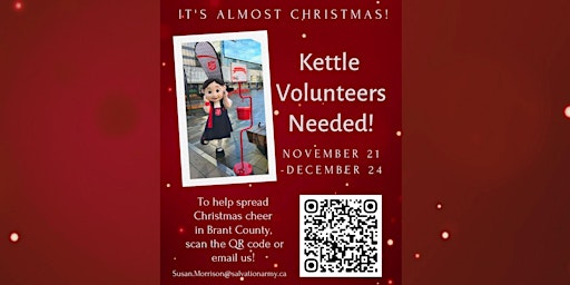 Image principale de Join The Salvation Army's Christmas Kettle Campaign