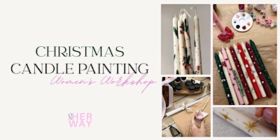 Image principale de Christmas Candle Painting Workshop ✨