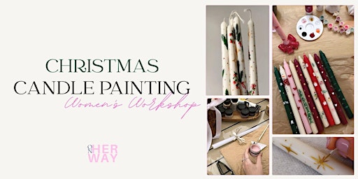 Image principale de Christmas Candle Painting Workshop ✨