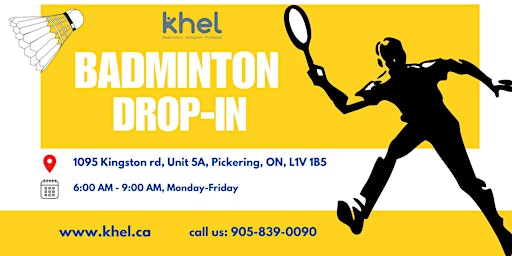 Image principale de Badminton 6AM-9AM drop-in