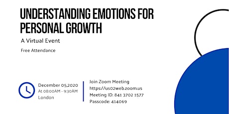 Understanding Emotions For Personal Growth primary image