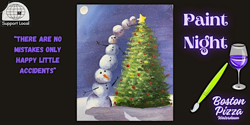 Image principale de 10th December 2024 Paint Night -Boston Pizza, Waterdown