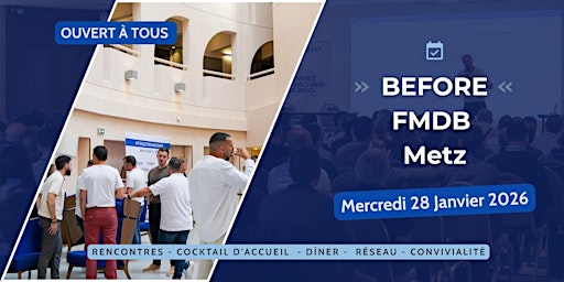 Imagem principal do evento Before FMDB - Metz - 28 janvier