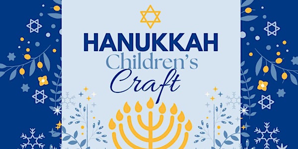 Hanukkah Craft at Walthamstow Library