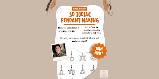 Image principale de 3D Zodiac Pendant Making Workshop