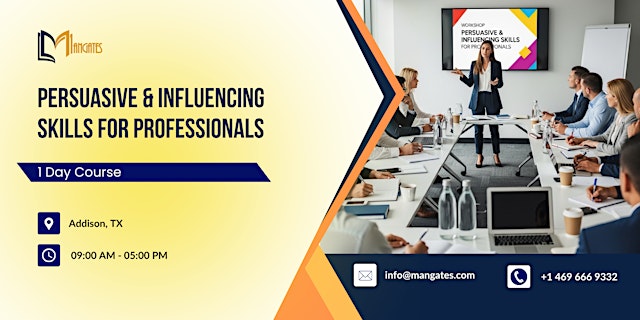 Image principale de Persuasive Presentation Skills for Sales – 1 Day Training in Addison, TX