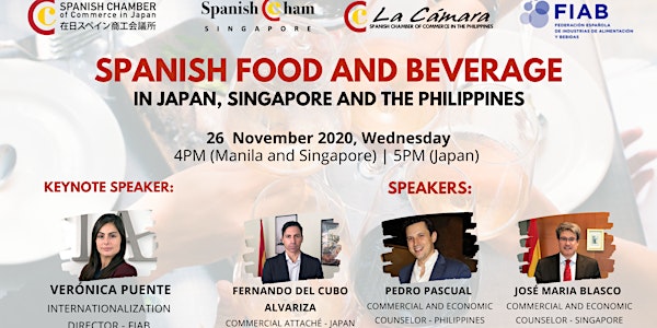 SPANISH FOOD AND BEVERAGE in Japan, Singapore and The Philippines