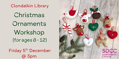 Immagine principale di Christmas Ornaments Workshop with Olla (for ages 8-12)