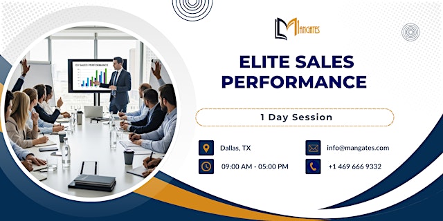 Elite Sales Performance – Results Driven 1 Day Workshop in Dallas, TX primary image