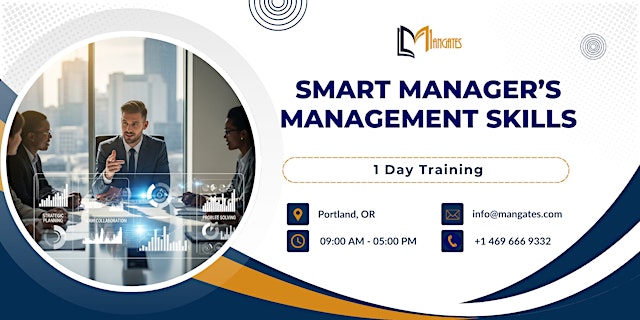 Image principale de Smart Manager’s Management Skills: 1 Day Workshop in Portland, OR