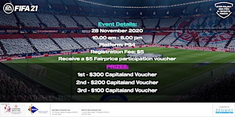 Ayer Rajah-Gek Poh E-Sports Fiesta - FIFA21 primary image