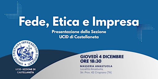 Image principale de Fede, Etica e Impresa