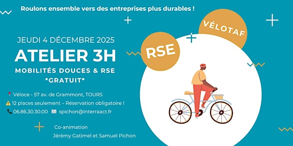 Atelier Mobilités douces & RSE