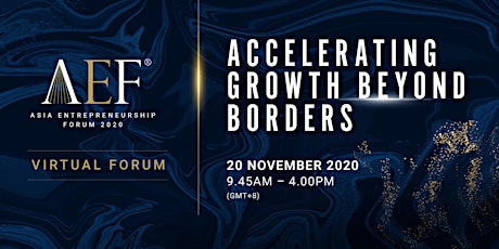 (Virtual) Asia Entrepreneurship Forum (AEF) 2020