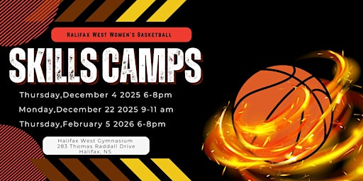 Image principale de Halifax West Women's Basketball Skills Camp (PAY AT DOOR EVENT)