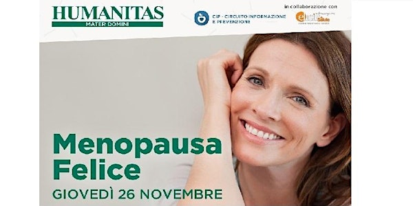 Menopausa felice - Appuntamento online con la dr.ssa Elena Corradini