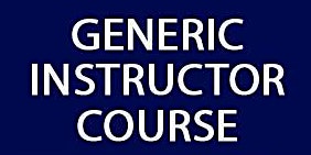 CANCELLED-Generic Instructor Course (GIC) - C&W. Hospital, 19-20/01/2027 primary image