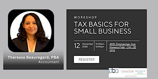 Image principale de Tax Basics for Small Businesses and Self-Employeed Individuals