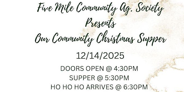 Five Mile Community Christmas Dinner