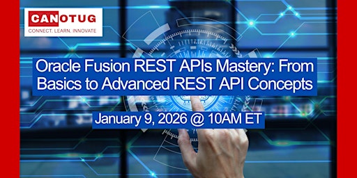 Image principale de Oracle Fusion REST APIs Mastery: From Basics to Advanced REST API Concepts
