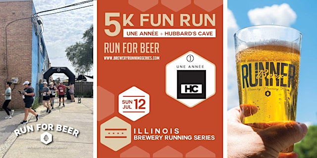 Image principale de 5k Fun Run x Une Année I Hubbard's Cave | 2026 IL Brewery Running Series