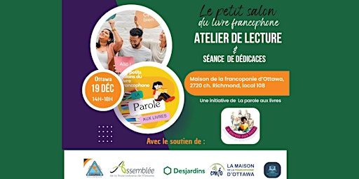 Image principale de Le petit salon du livre francophone- 7e edition