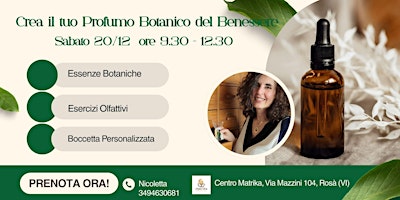 Immagine principale di Workshop: Crea il tuo Profumo Botanico del Benessere