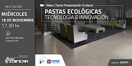 Imagen principal de Video Charla Presentación. Pastas Ecológicas: Tecnología e Innovación