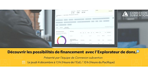 Image principale de Découvrir les possibilités de financement avec l’Explorateur de dons