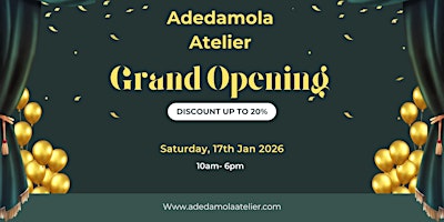 Immagine principale di Adedamola Atelier Grand Opening Party