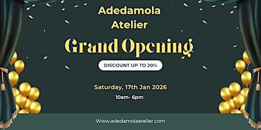 Adedamola Atelier Grand Opening Party primary image