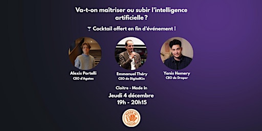 Image principale de Va-t-on maîtriser ou subir l'intelligence artificielle ?