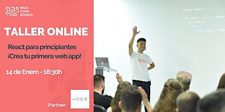 GRATUITO Taller de React para principiantes ¡Crea tu primera web app! primary image