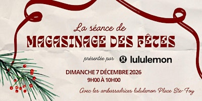 Magasinage du temps des fêtes avec lululemon Place Ste-Foy primary image