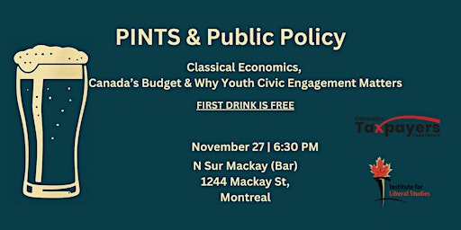 Image principale de Pints & Public Policy