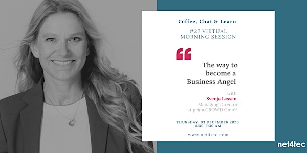 Virtual morning session: The way to become a BUSINESS ANGEL