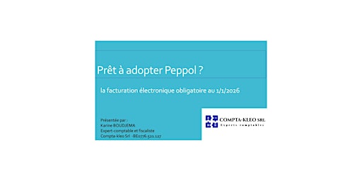 Image principale de E-facturation ,prêt à adopter Peppol?