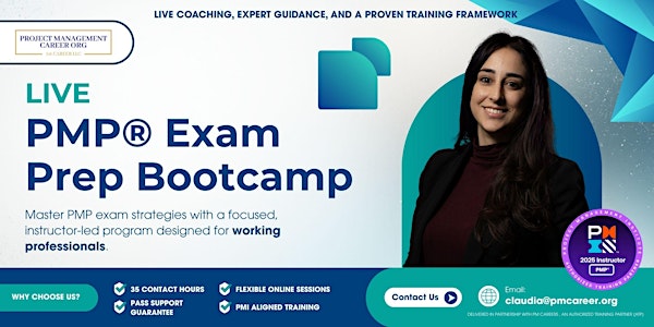 Online PMP Certification Training in Montreal - 4 Days Weekend Cohort