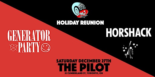 Orbit Room Holiday Reunion with Horshack and Generator Party primary image