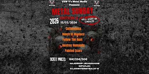 Image principale de Metal Sunday 2nd Edition