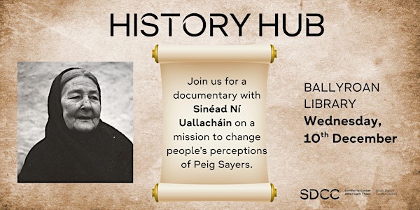 History Hub: Peig Sayers