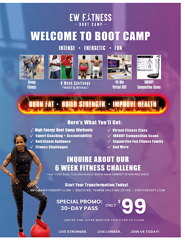 Image principale de EW Fitness Boot Camp: Fun HIIT Workouts with Real Results