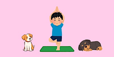 Image principale de Puppy yoga for ages 18 to 24