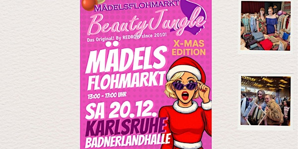 Mädchenflohmarkt Karlsruhe – Beauty Jungle X-MAS Edition am 20.12.2025