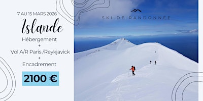 Image principale de Ski de randonnée Islande 2026