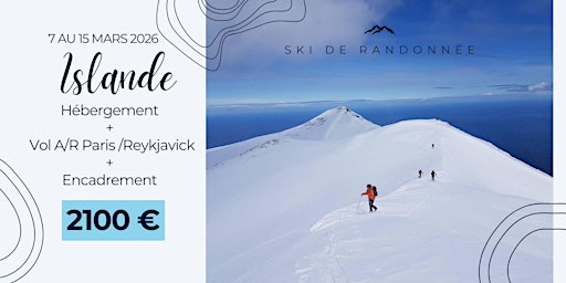 Image principale de Ski de randonnée Islande 2026