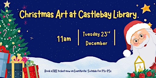 Image principale de Christmas Art at Castlebay Library for Children